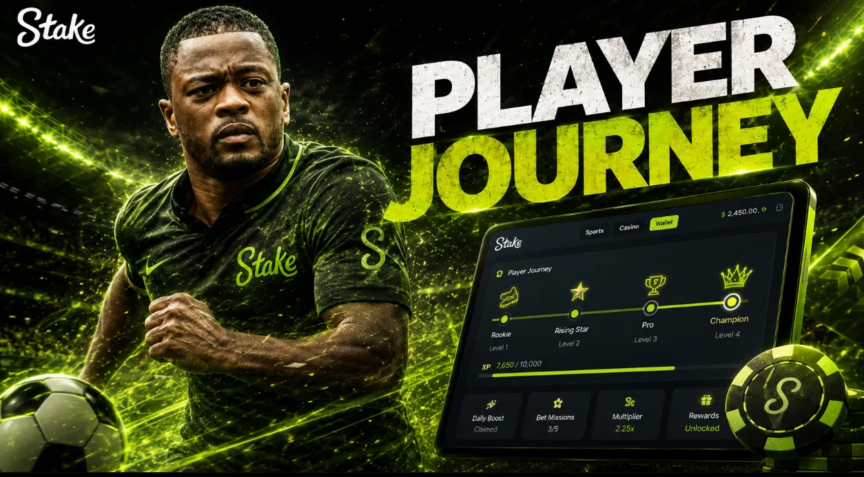 Player journey inside Stake